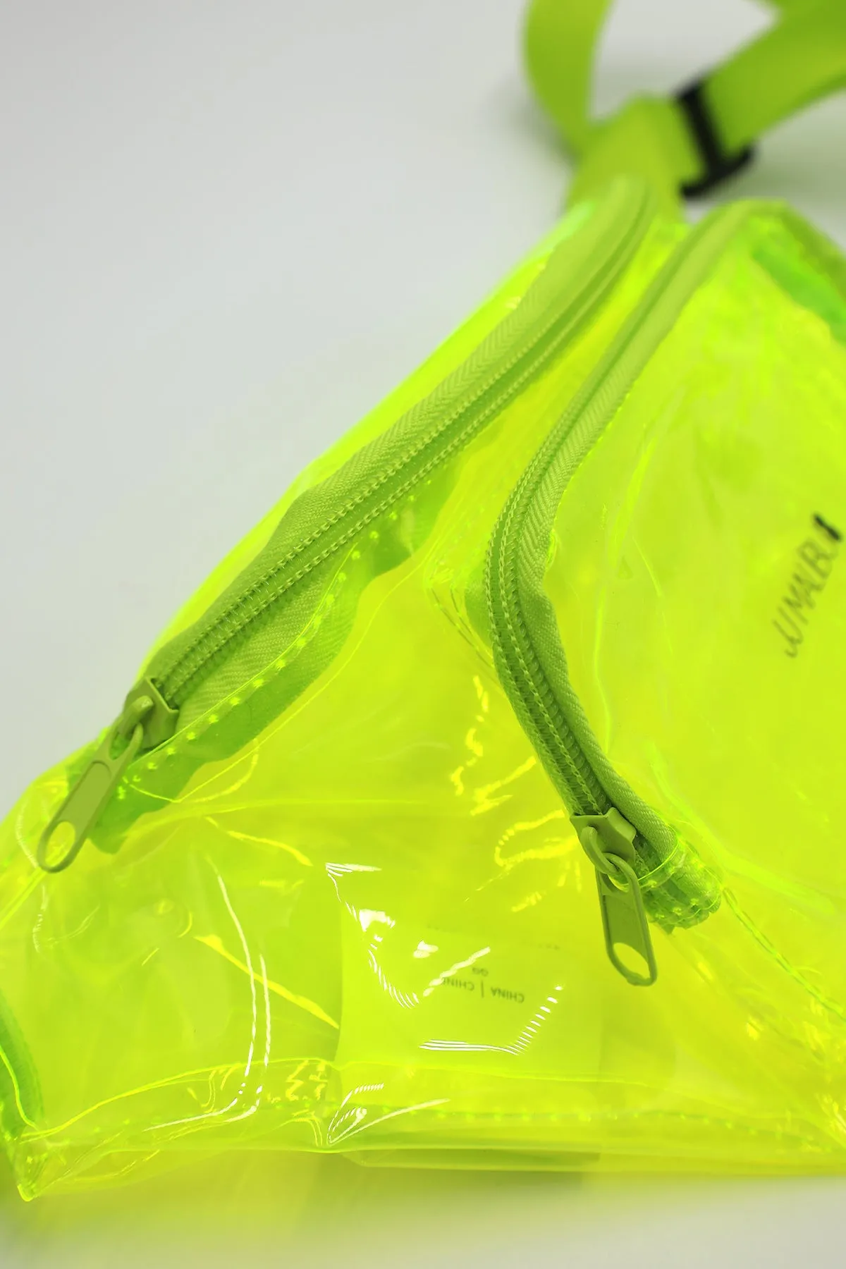 Highlighter Translucent Fanny Pack - Neon Yellow