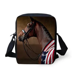 Horse Printed Handbag