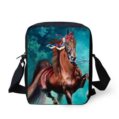 Horse Printed Handbag