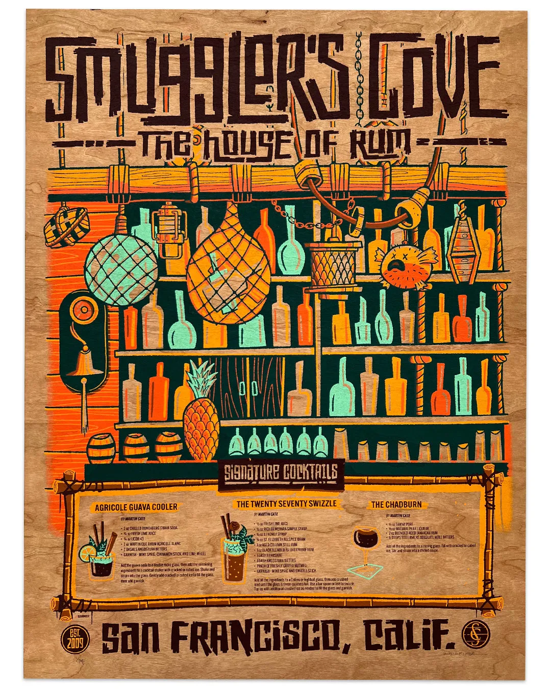 Ian Glaubinger - "Smuggler's Cove" print