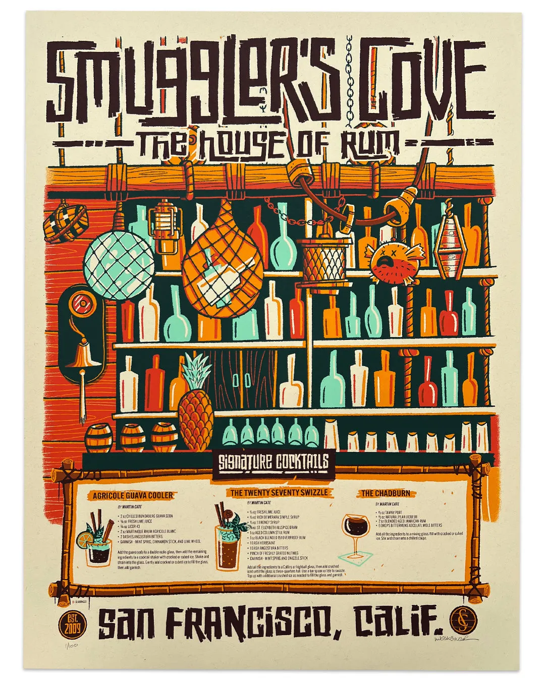 Ian Glaubinger - "Smuggler's Cove" print