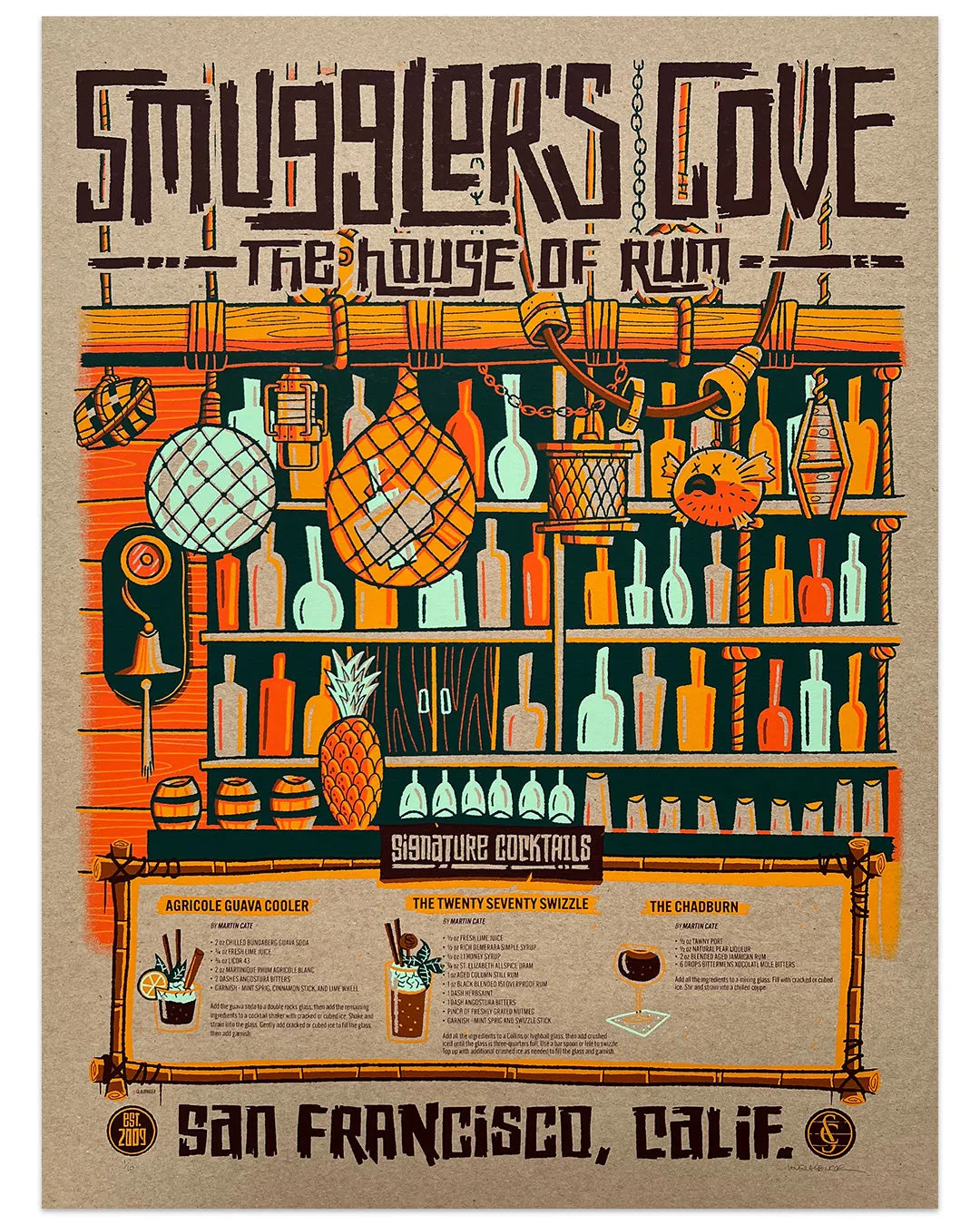 Ian Glaubinger - "Smuggler's Cove" print