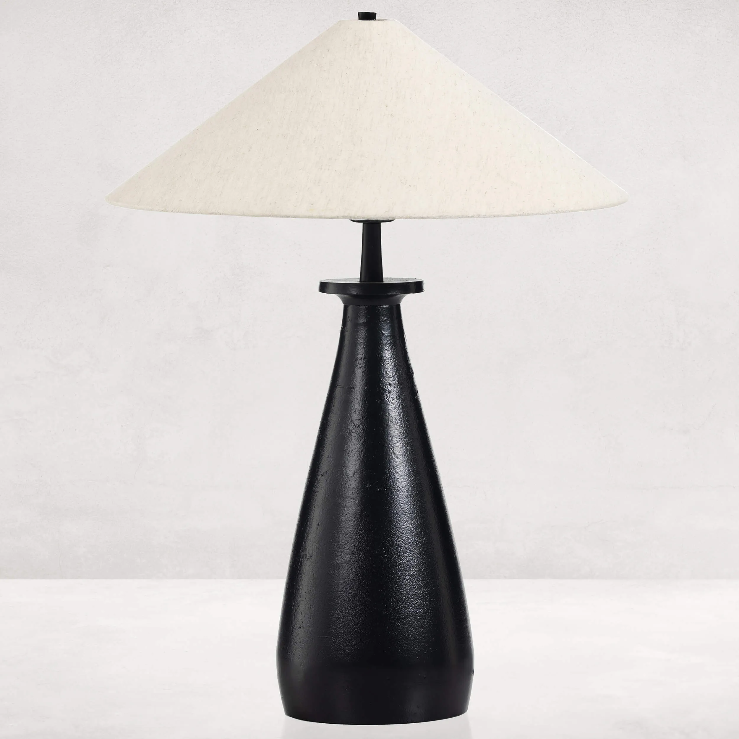 Innes Tapered Shade Table Lamp, Matte Black