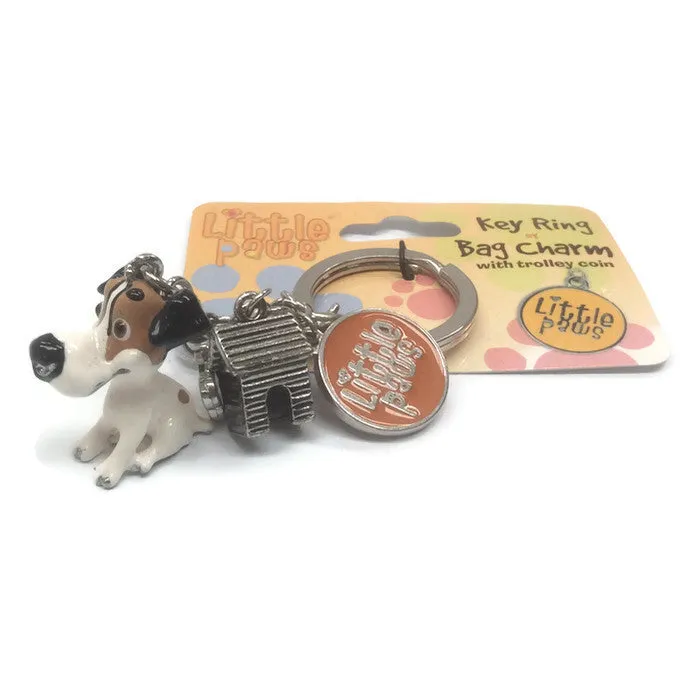 Jack Russell dog breed 3D keyring