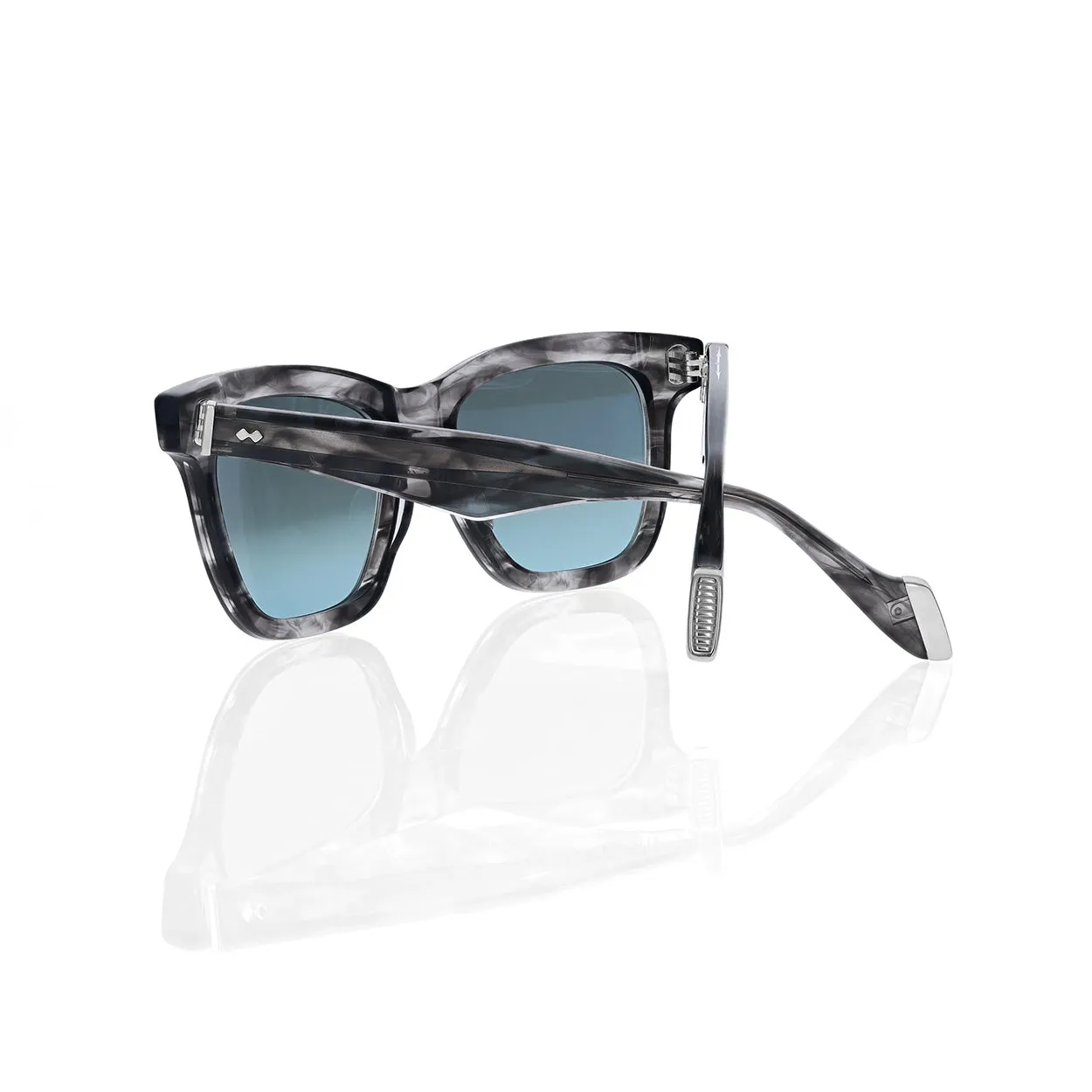 KING BABY - "THE SANTA MONICA" Sunglasses in Grey Tortoise