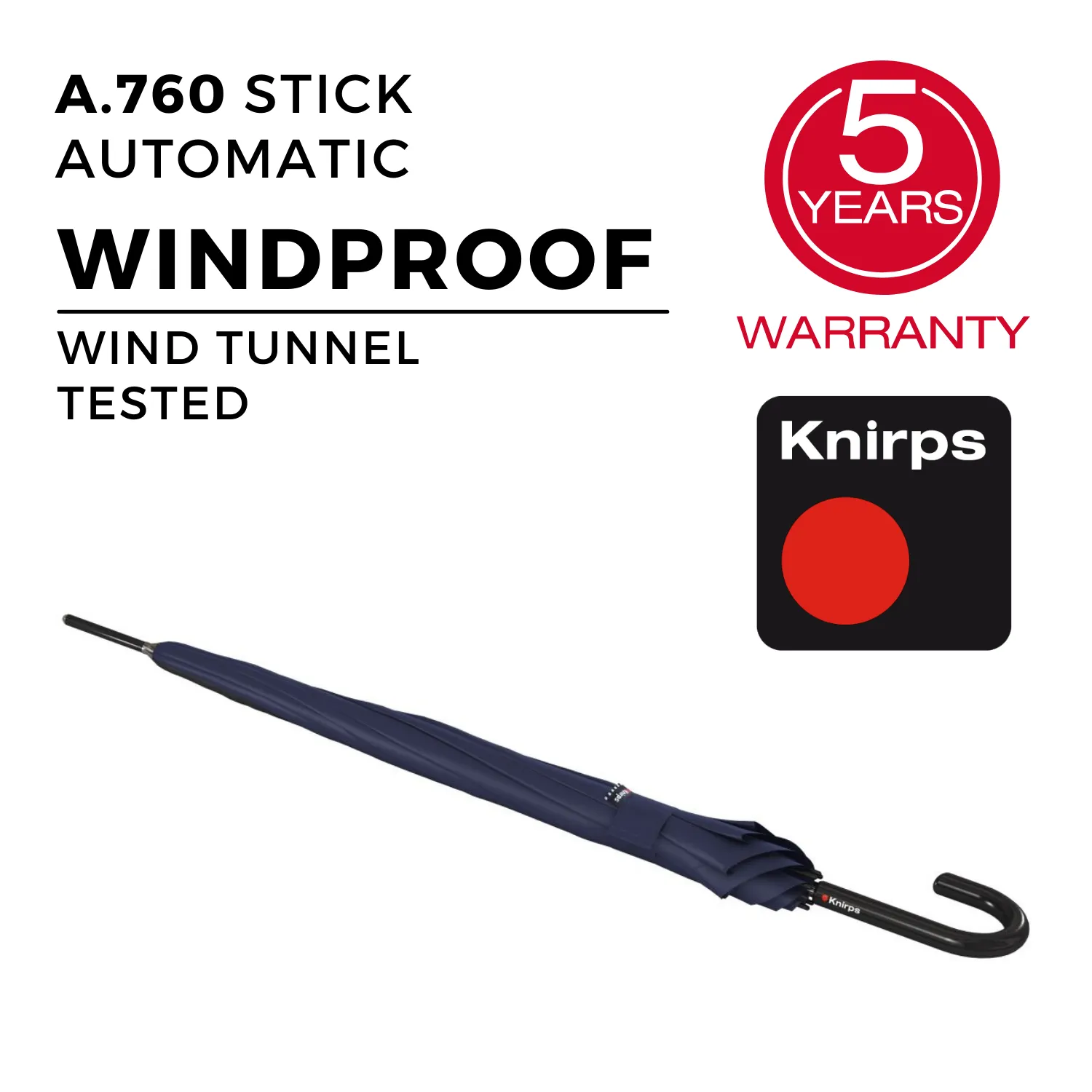 Knirps A.760 Stick Automatic Umbrella