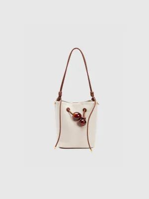 Knot Décor Bucket Bag