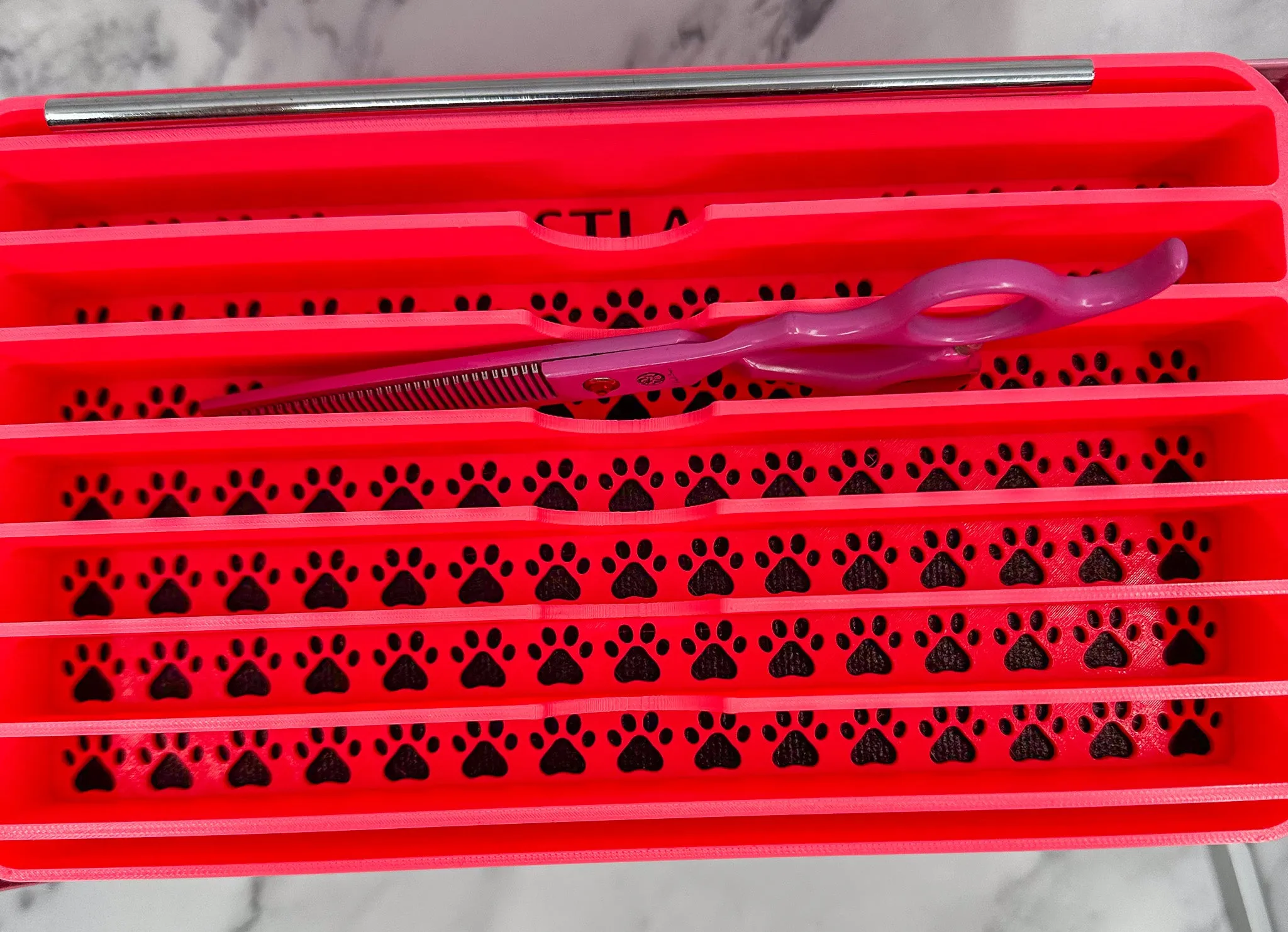 Kobalt Mini Toolbox Top Organizer (Two Drawer w/Lid and Three Drawer)- Mini Sarabi- Holds 7 Shears and 2 Greyhound combs