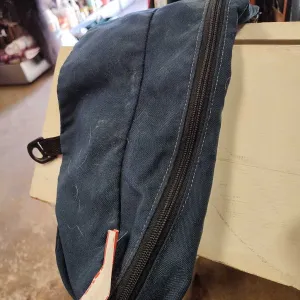 Large canvas cantle bag