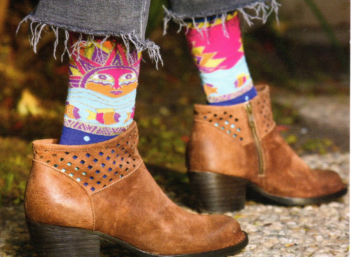 Laurel Burch Sun Fish Sock