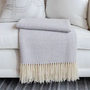 Lavender Alpaca Handwoven Throw