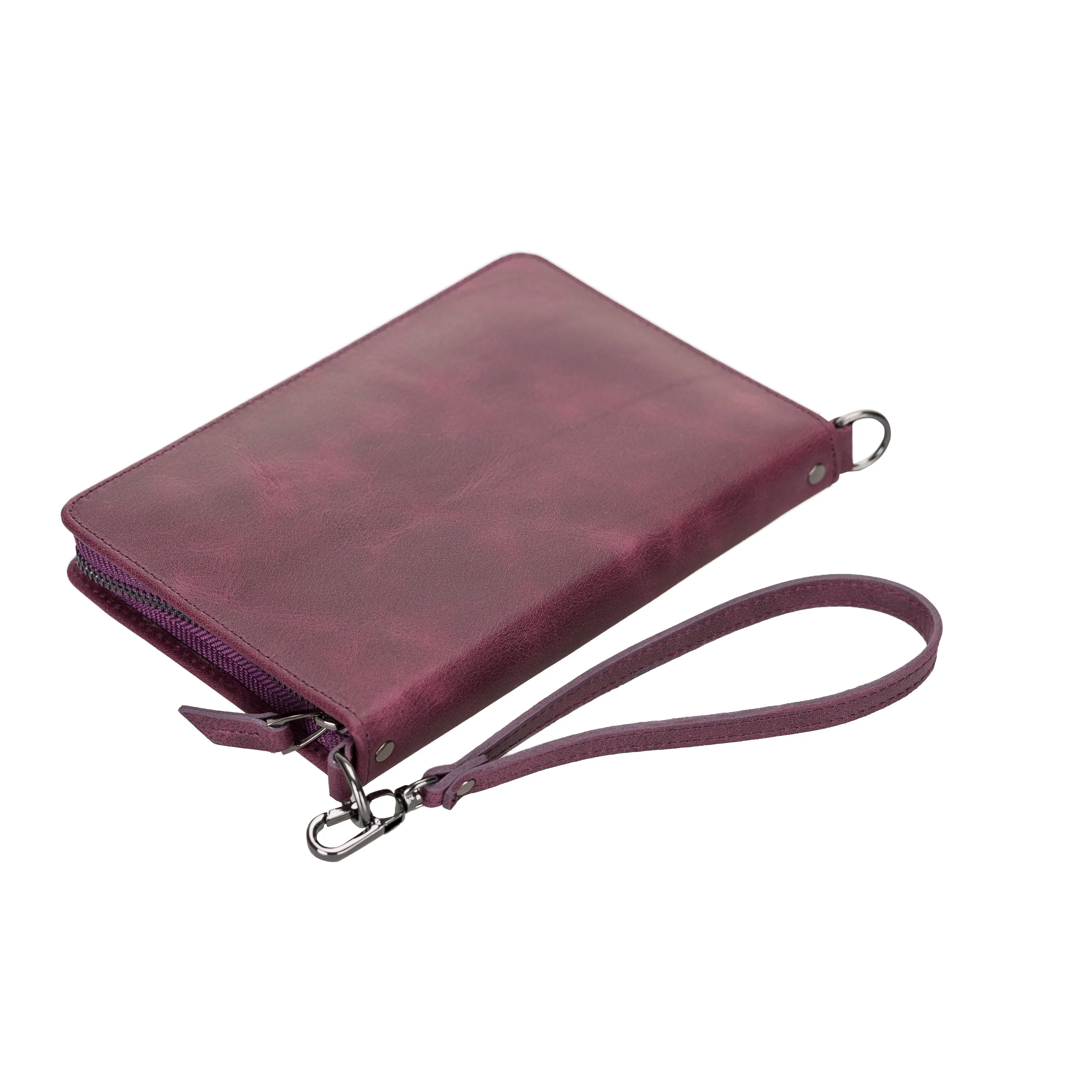 Leather Passport Organizer Bag