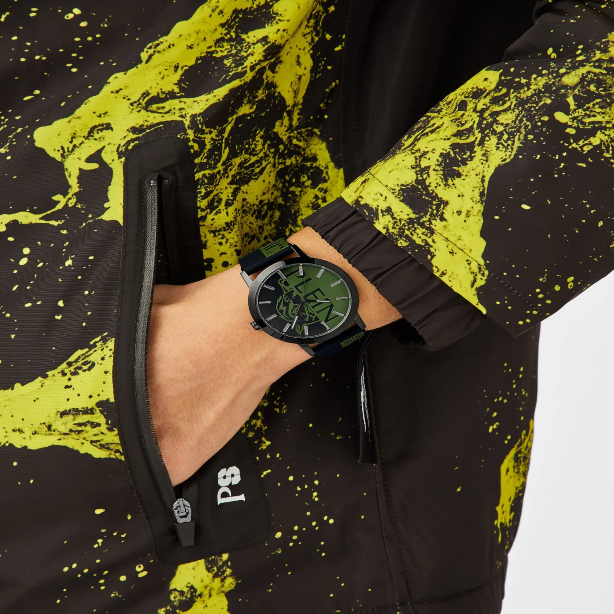 Legend Men Black Analog Silicon Watch PSLBA0523