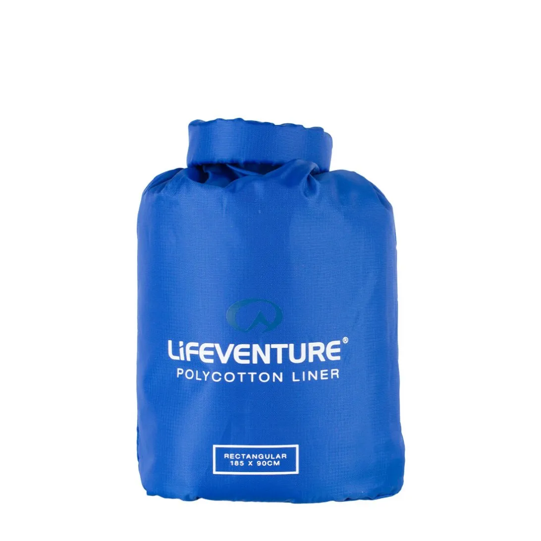 Lifeventure Polycotton Sleeping Bag Liner Rectangular