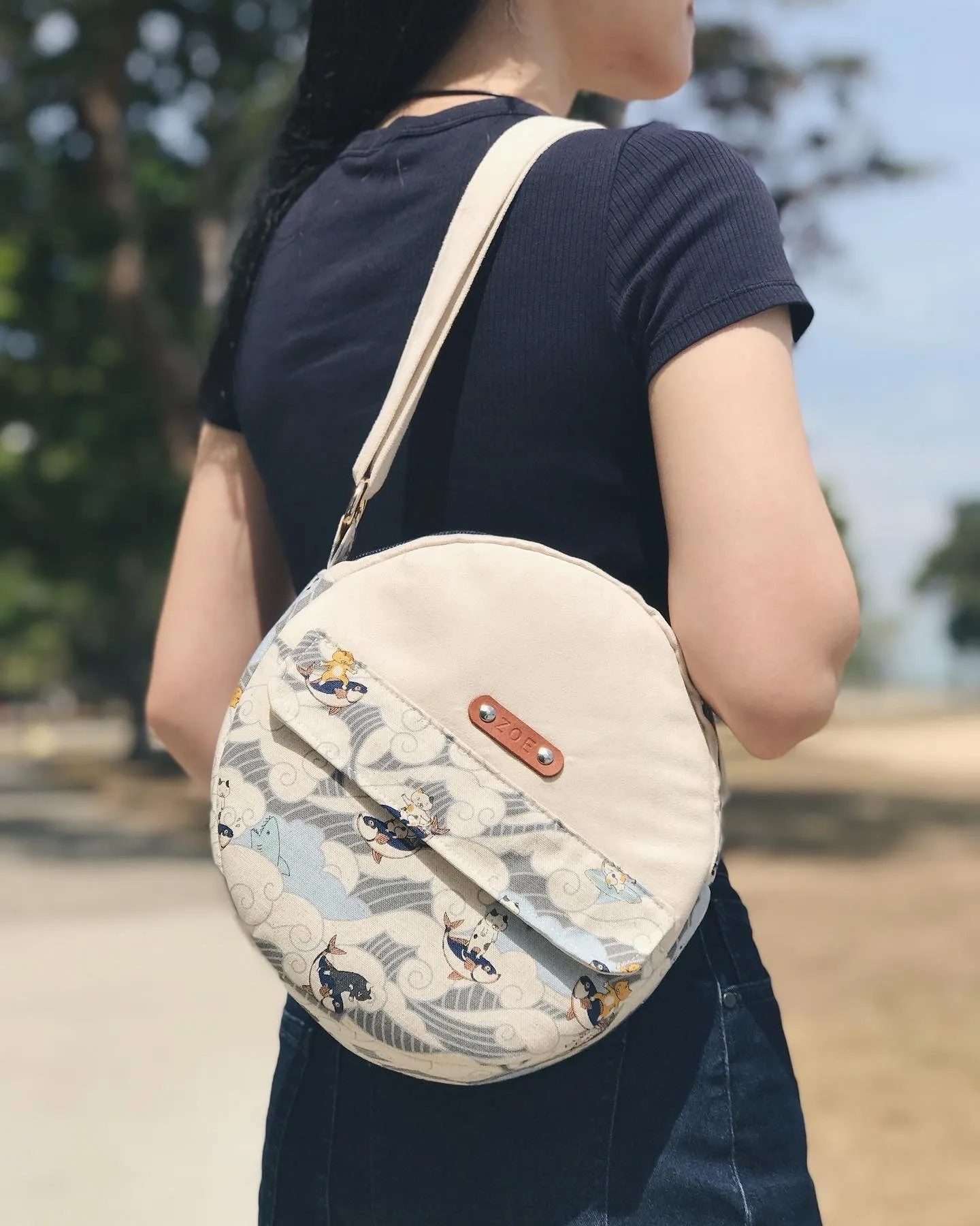 Limited Edition Luna Suede Circle Bag