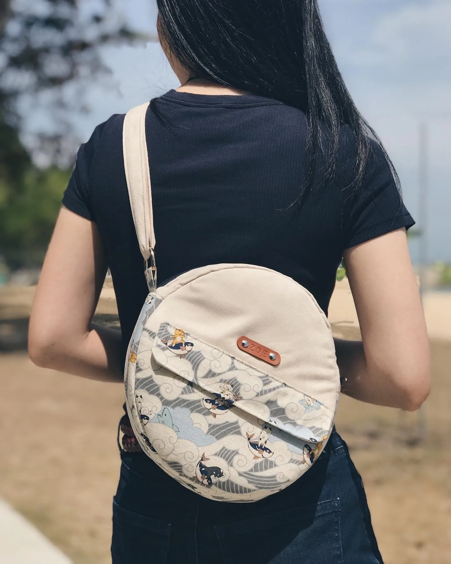 Limited Edition Luna Suede Circle Bag