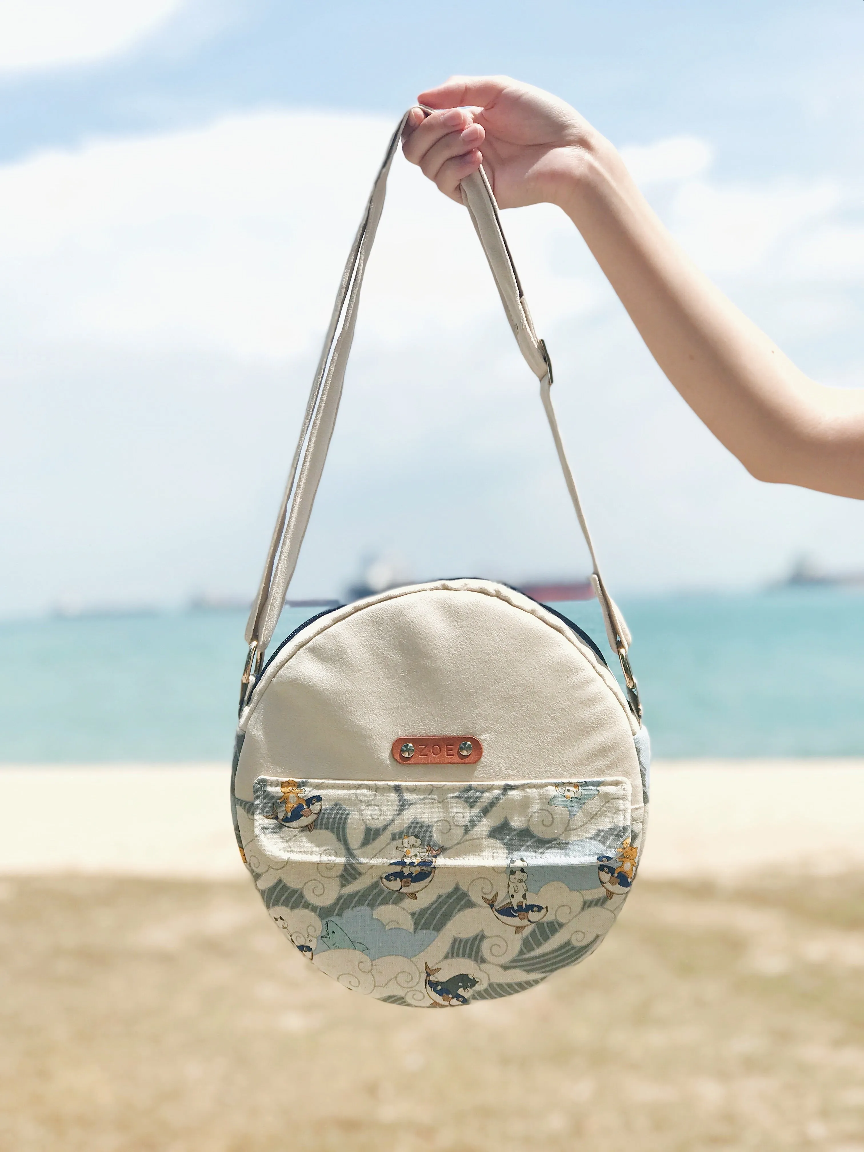 Limited Edition Luna Suede Circle Bag