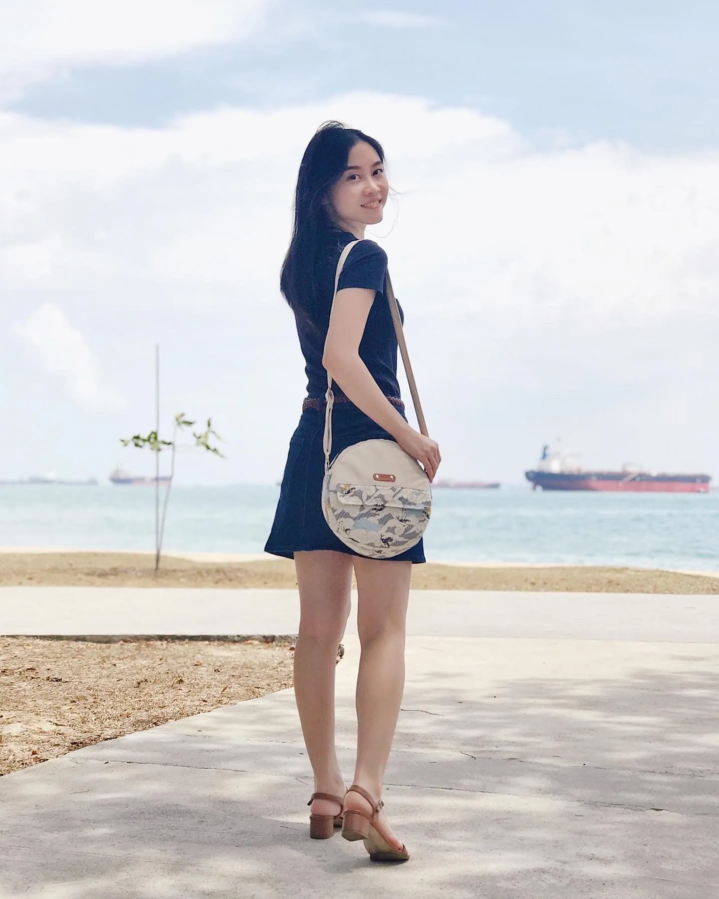 Limited Edition Luna Suede Circle Bag