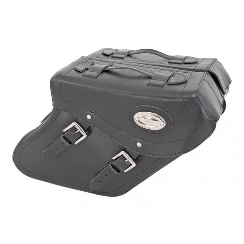 Longride Leather Saddlebags Black - 30 Liters