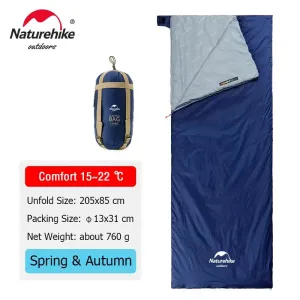 Lw180 Sleeping Bag Ultralight Cotton Sleeping Bag Spring Summer Sleeping Bag Outdoor Hiking Camping Sleeping Bag