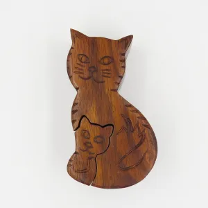 Mama Cat Puzzle Box
