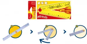 Maped Ruler 30cm Foldable Open Up