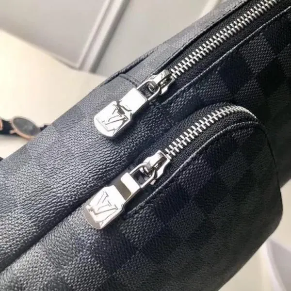 Men&#8217;s Damier Graphite Canvas Avenue Sling Bag N41719