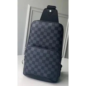 Men&#8217;s Damier Graphite Canvas Avenue Sling Bag N41719