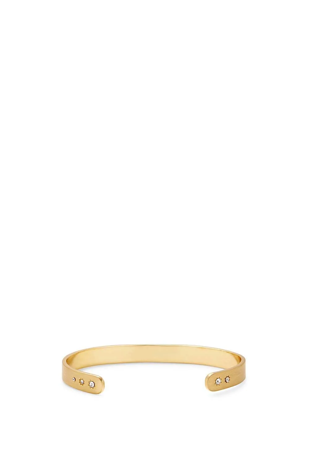 Metal Cuff With Stone Details