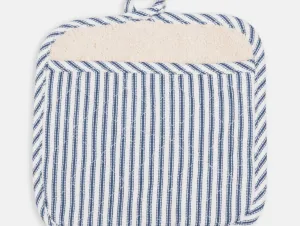 METRO STRIPE POTHOLDER, BLUE
