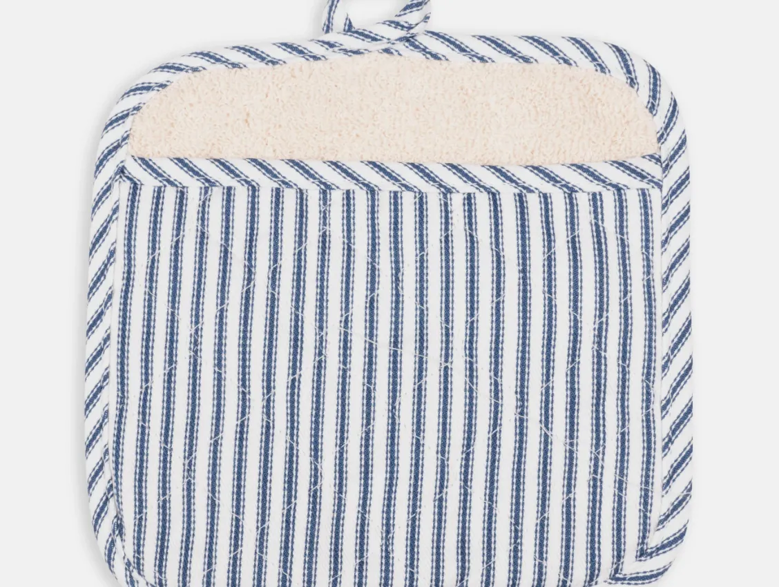 METRO STRIPE POTHOLDER, BLUE