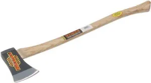 Michigan Single Bit Axe' 3-1/2 Lbs. With 36 In. Hickory Handle