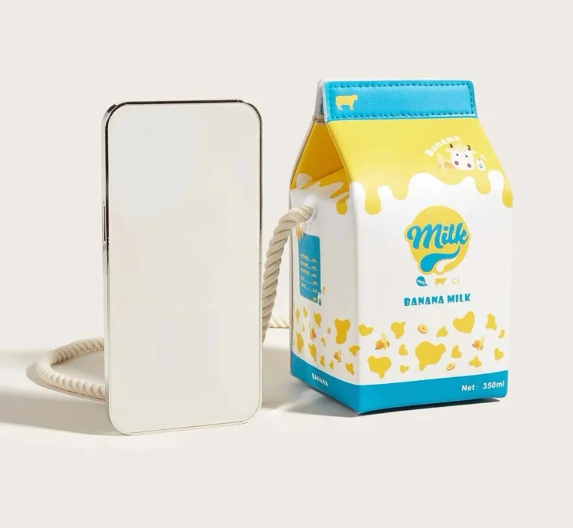 Milk Carton Design Bag