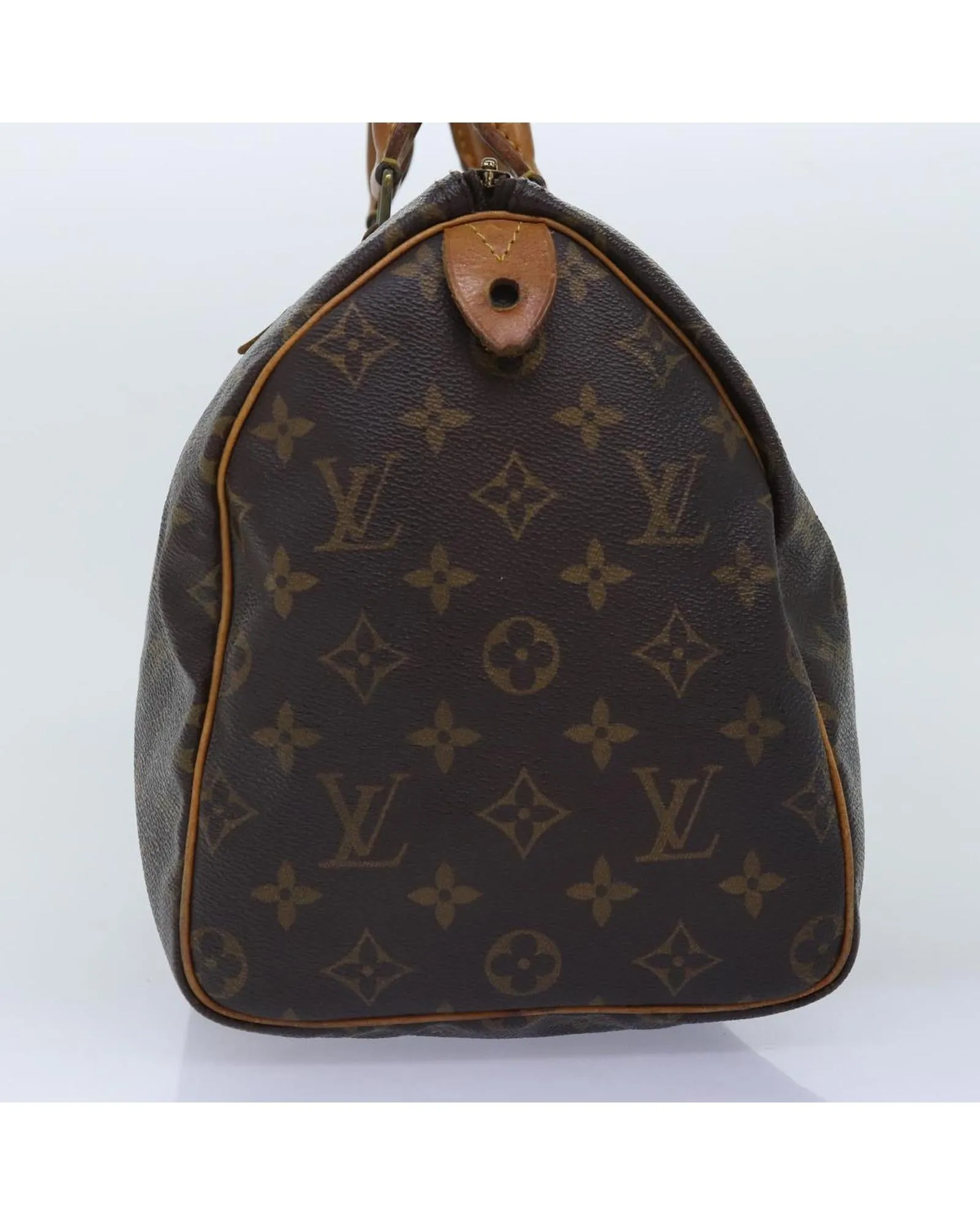 Monogram Canvas Hand Bag with Scratches and Rubbing Made in France