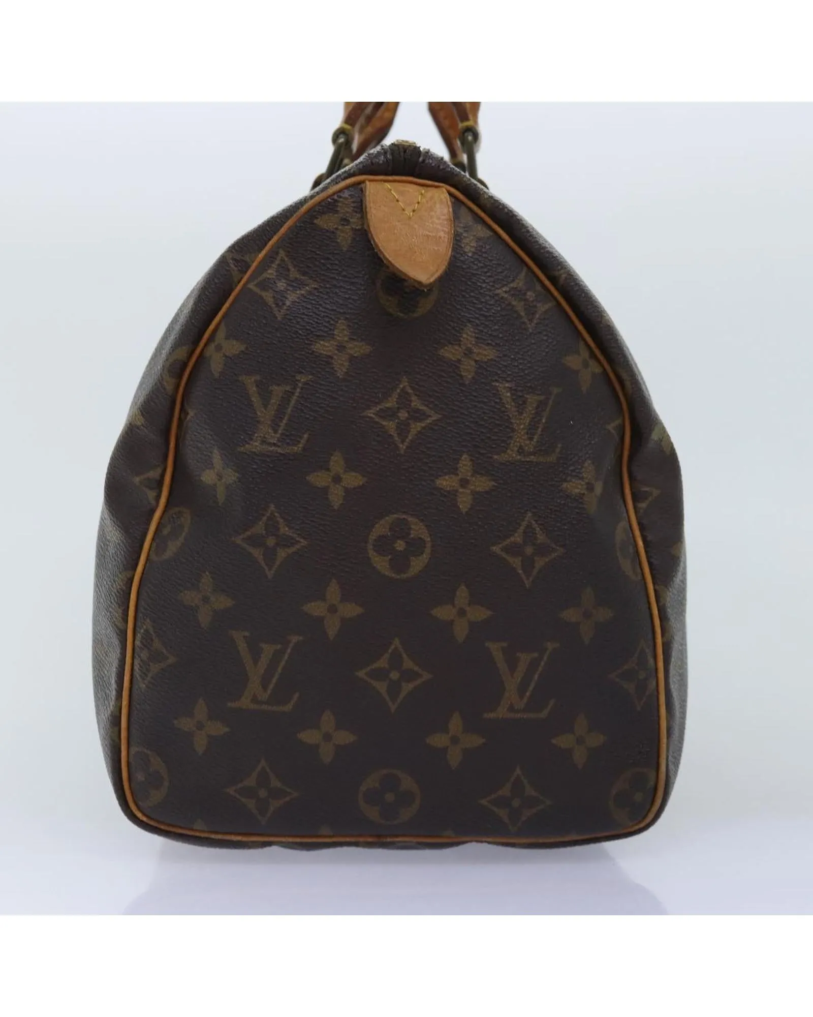 Monogram Canvas Hand Bag with Scratches and Rubbing Made in France