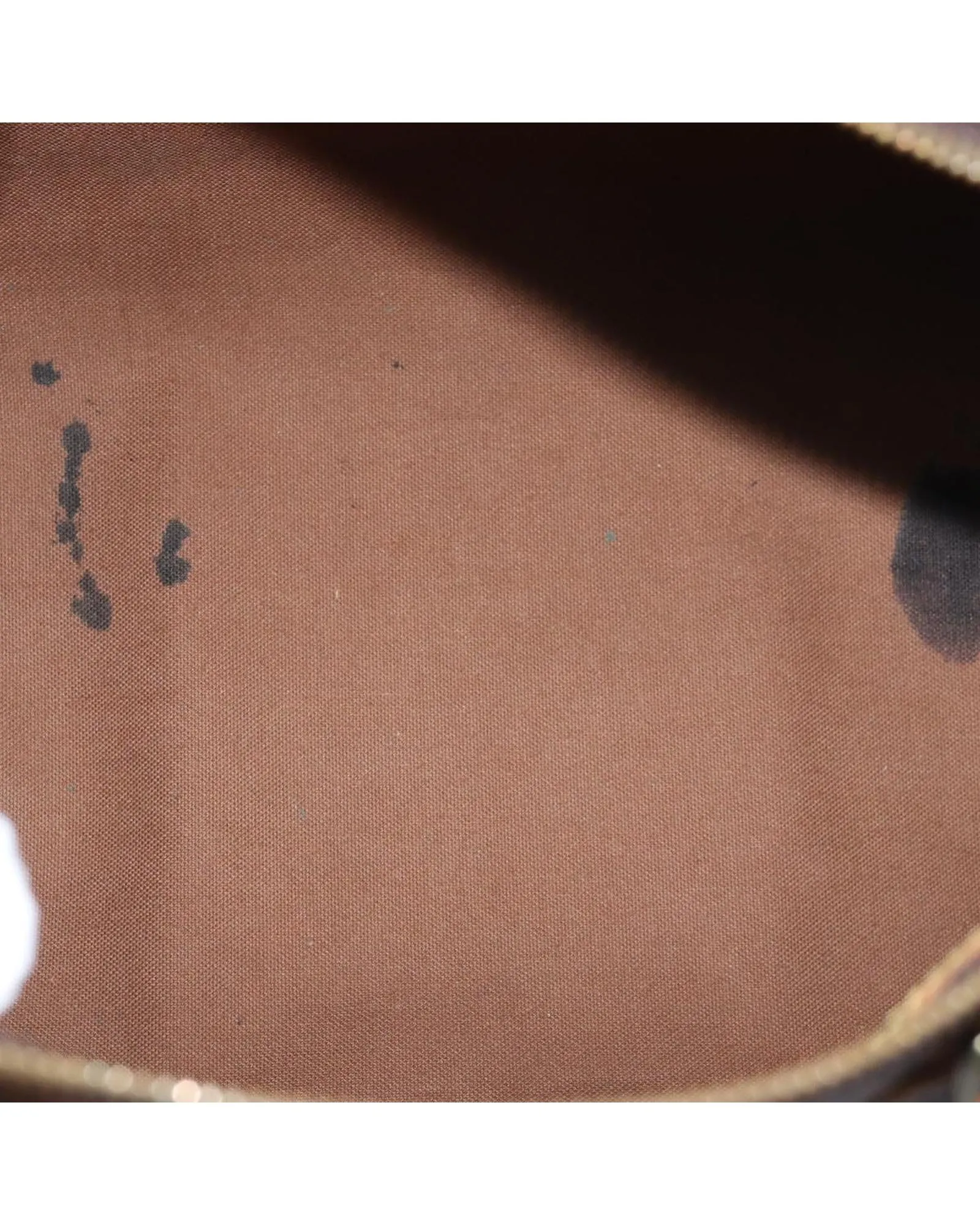 Monogram Canvas Hand Bag with Scratches and Rubbing Made in France