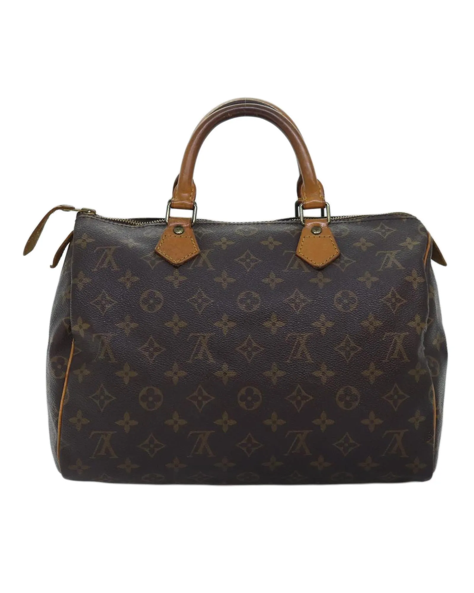 Monogram Canvas Hand Bag with Scratches and Rubbing Made in France