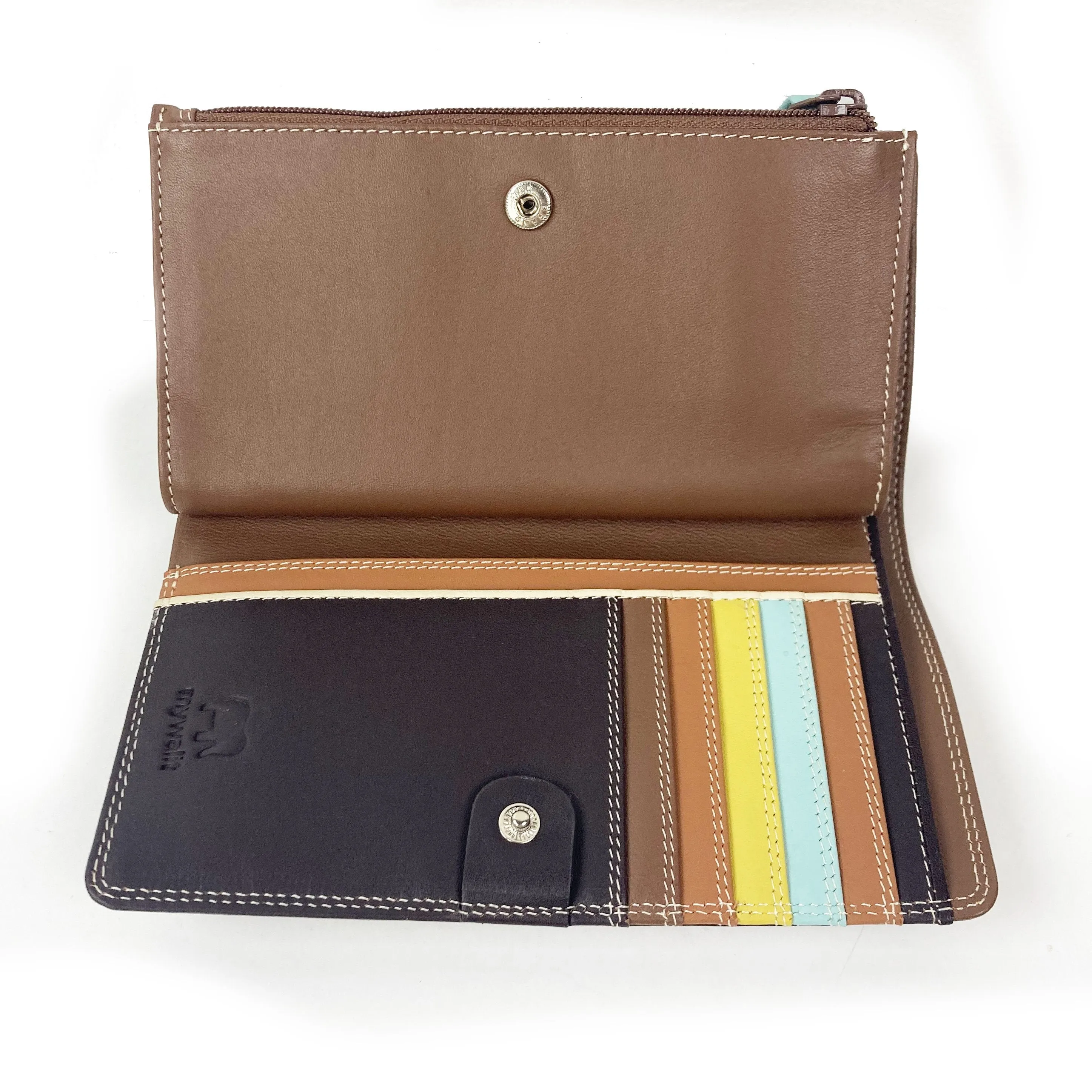 mywalit Wallet: Zipped Center, Mocha