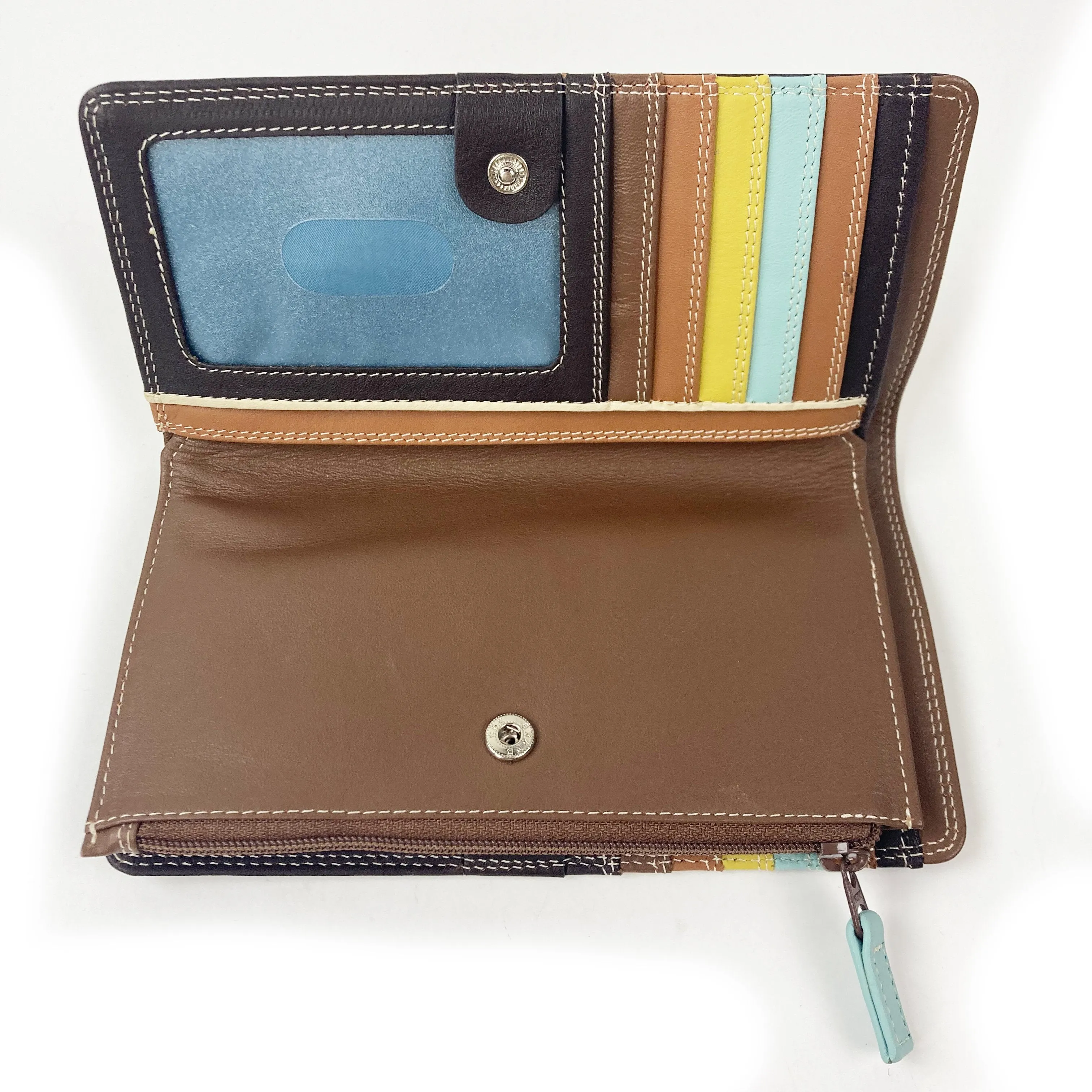 mywalit Wallet: Zipped Center, Mocha