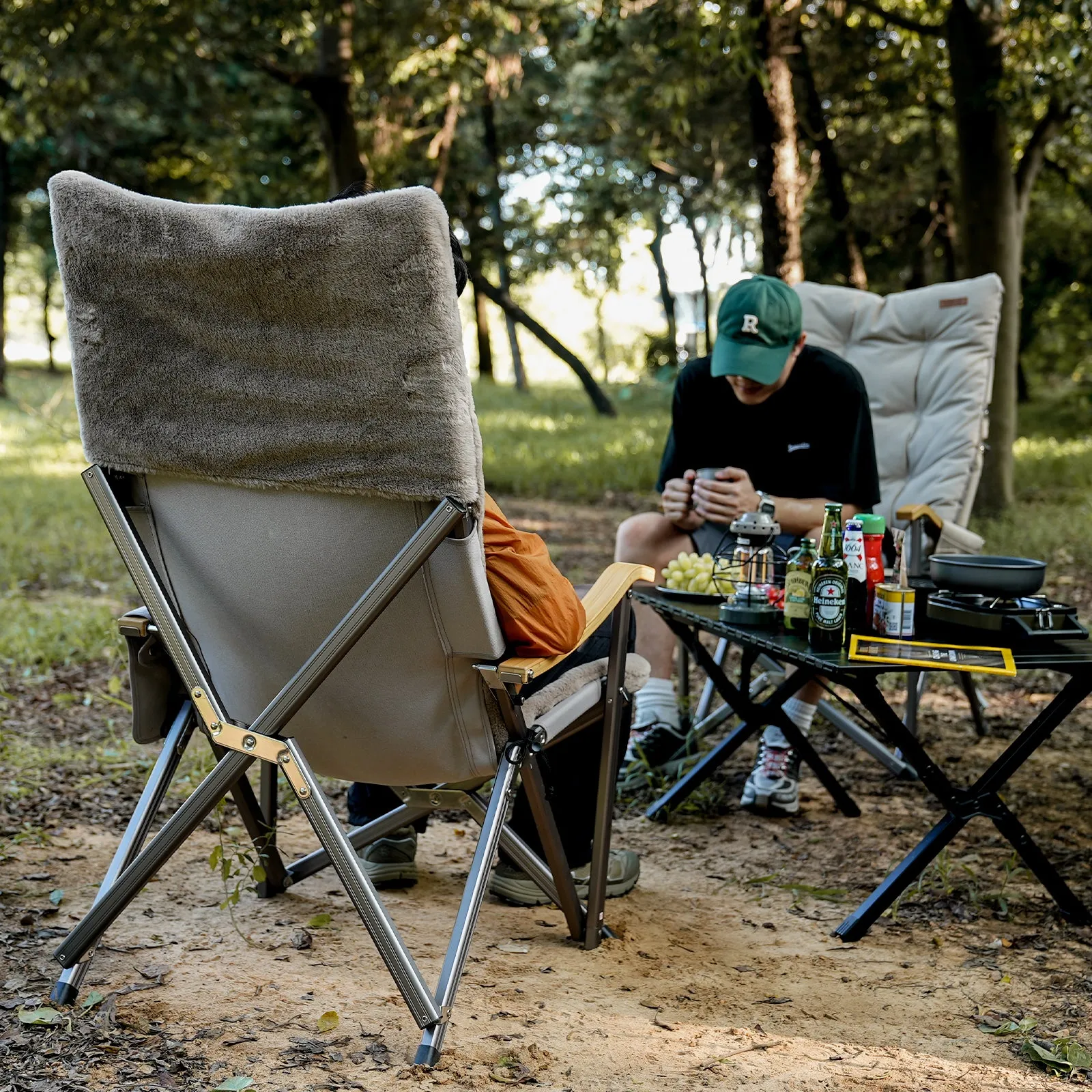 New！Flannel Cushion for High-back Camping Chair | ICECO