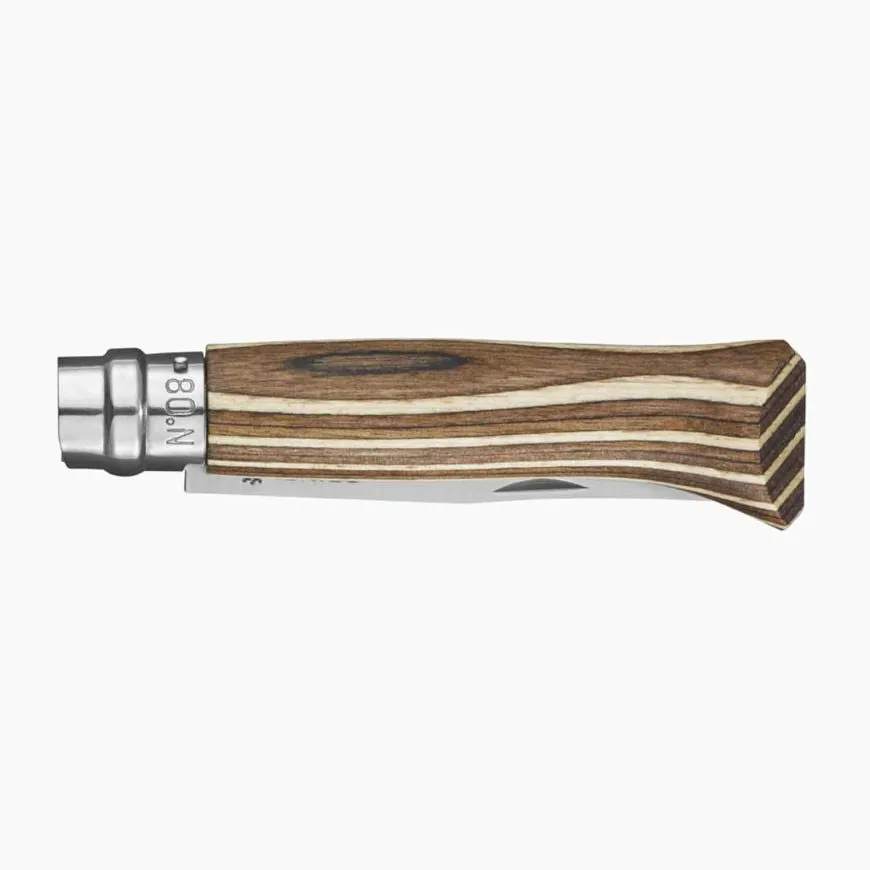 Opinel No. 08 Brown Laminated Birch