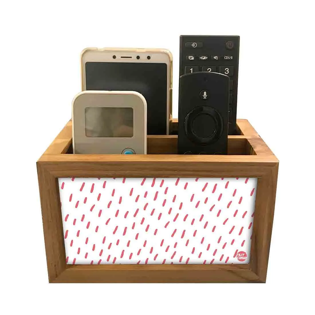 Organizer For TV AC Remotes - Pink Drops