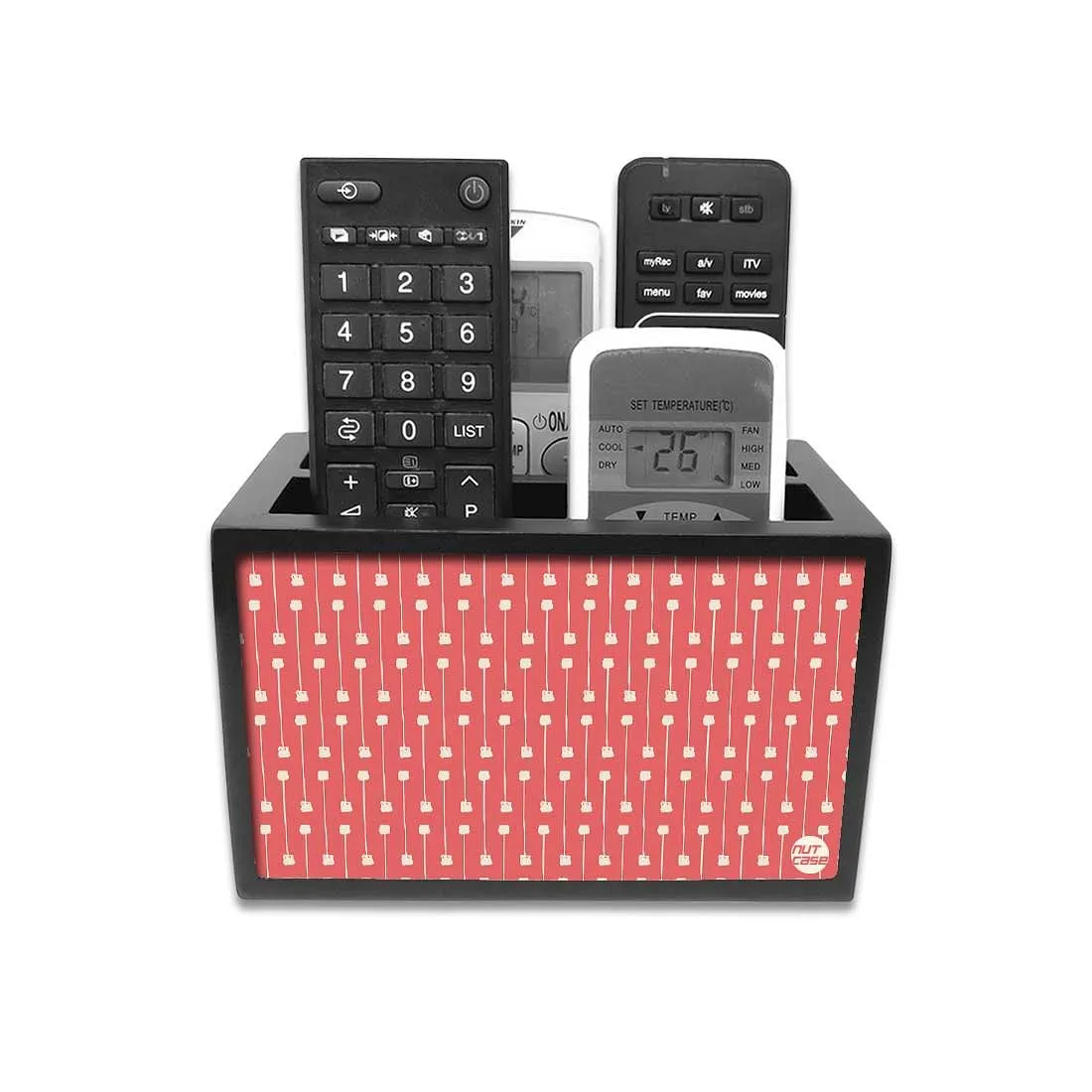 Organizer For TV AC Remotes - Sweet Pink Drops