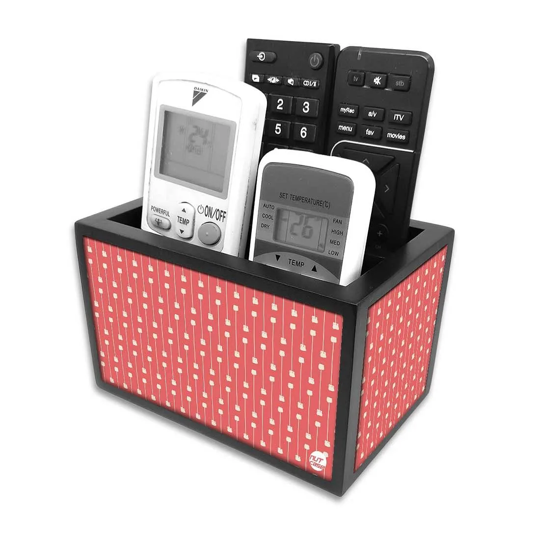 Organizer For TV AC Remotes - Sweet Pink Drops