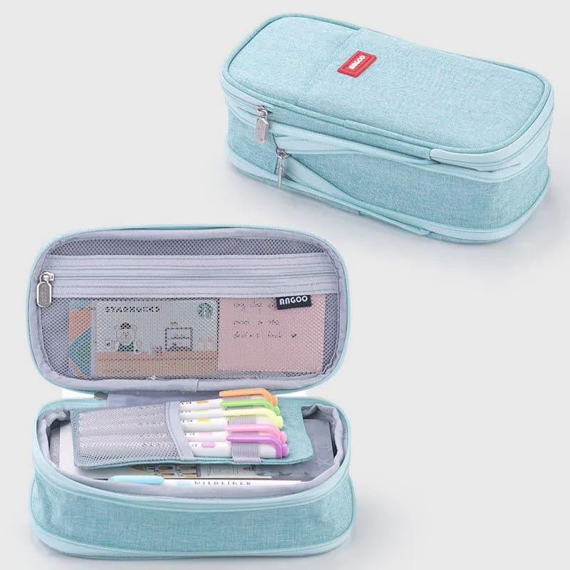 Pencil Case For Study Color Matching Large Capacity Pencil Bag