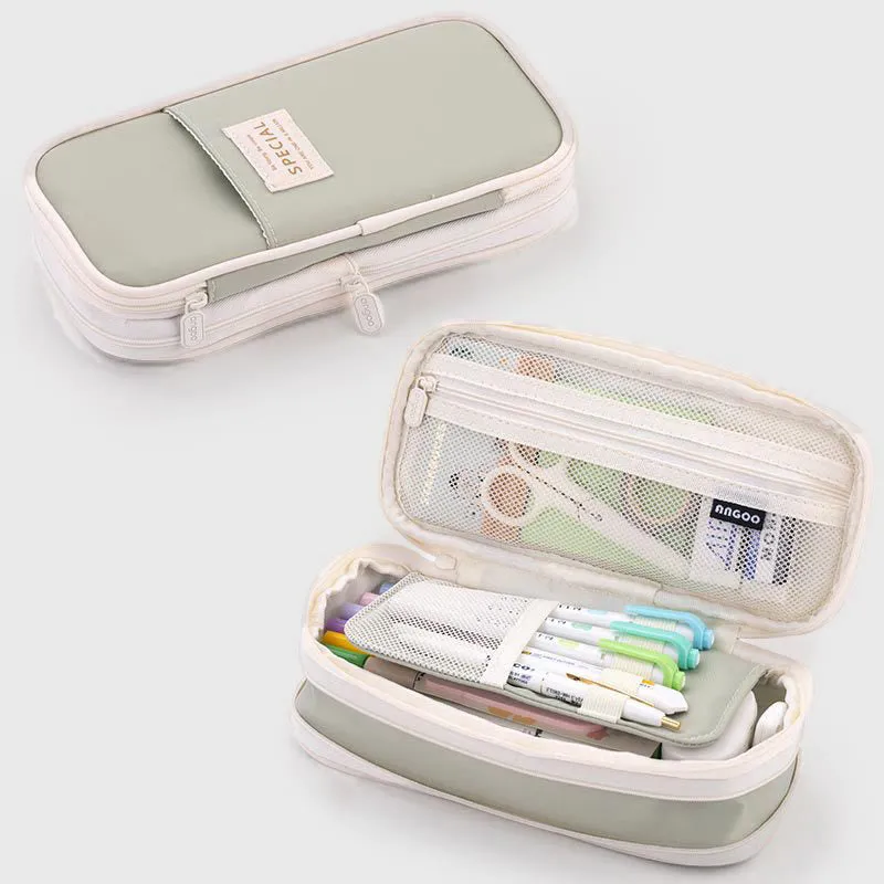 Pencil Case For Study Color Matching Large Capacity Pencil Bag
