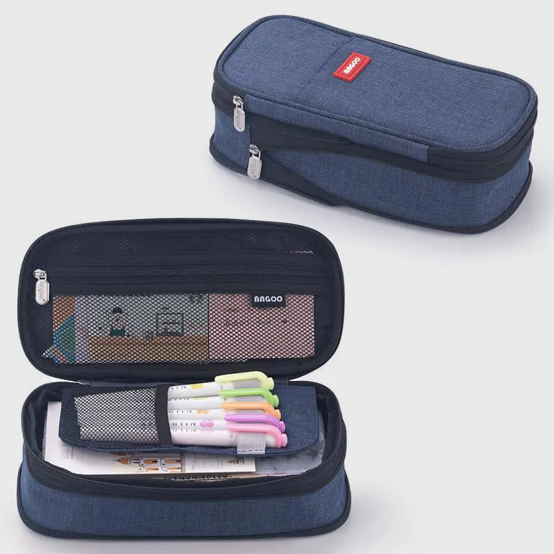 Pencil Case For Study Color Matching Large Capacity Pencil Bag