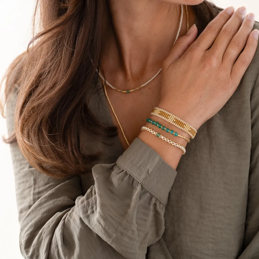 Proud Aventurin Goldfarbige Armband