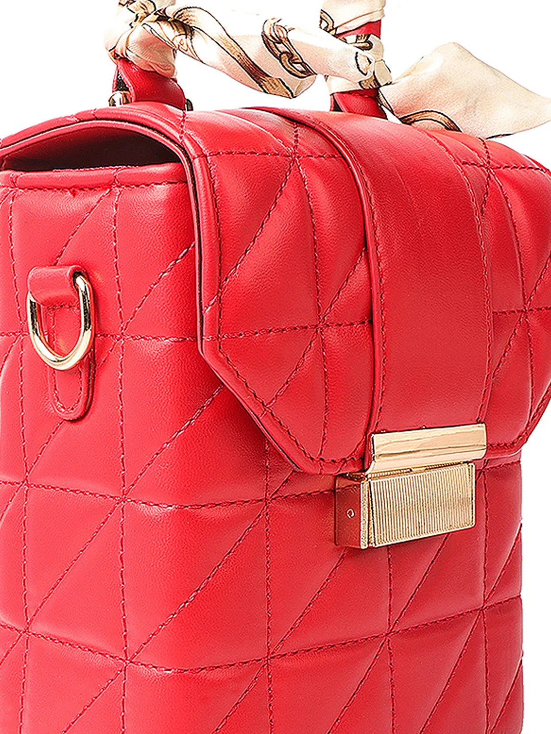 Quilted Bucket Handbag