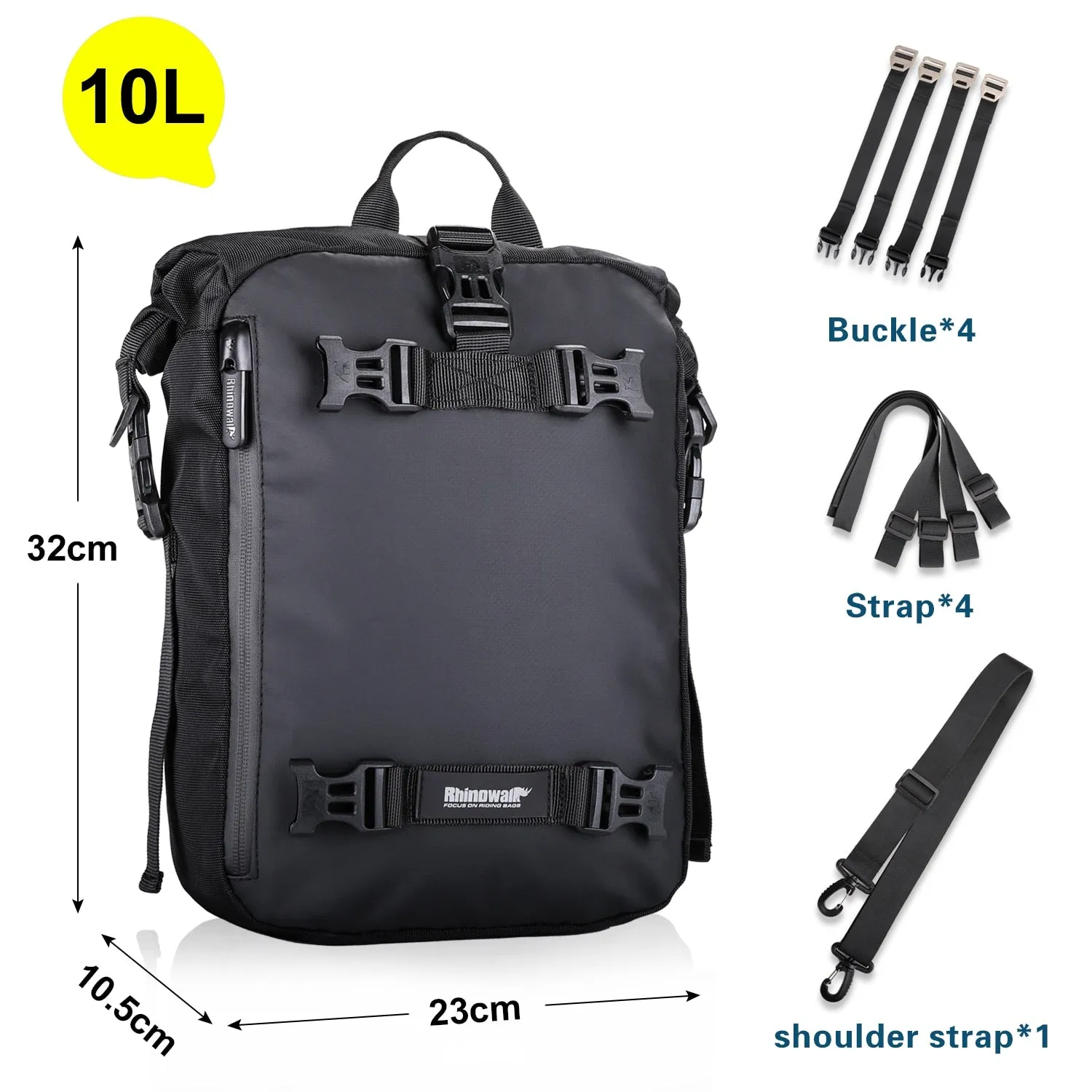 Rhinowalk Multifunctional Bike Seat Bag Pack